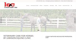 Desktop Screenshot of lebanonequineclinic.com